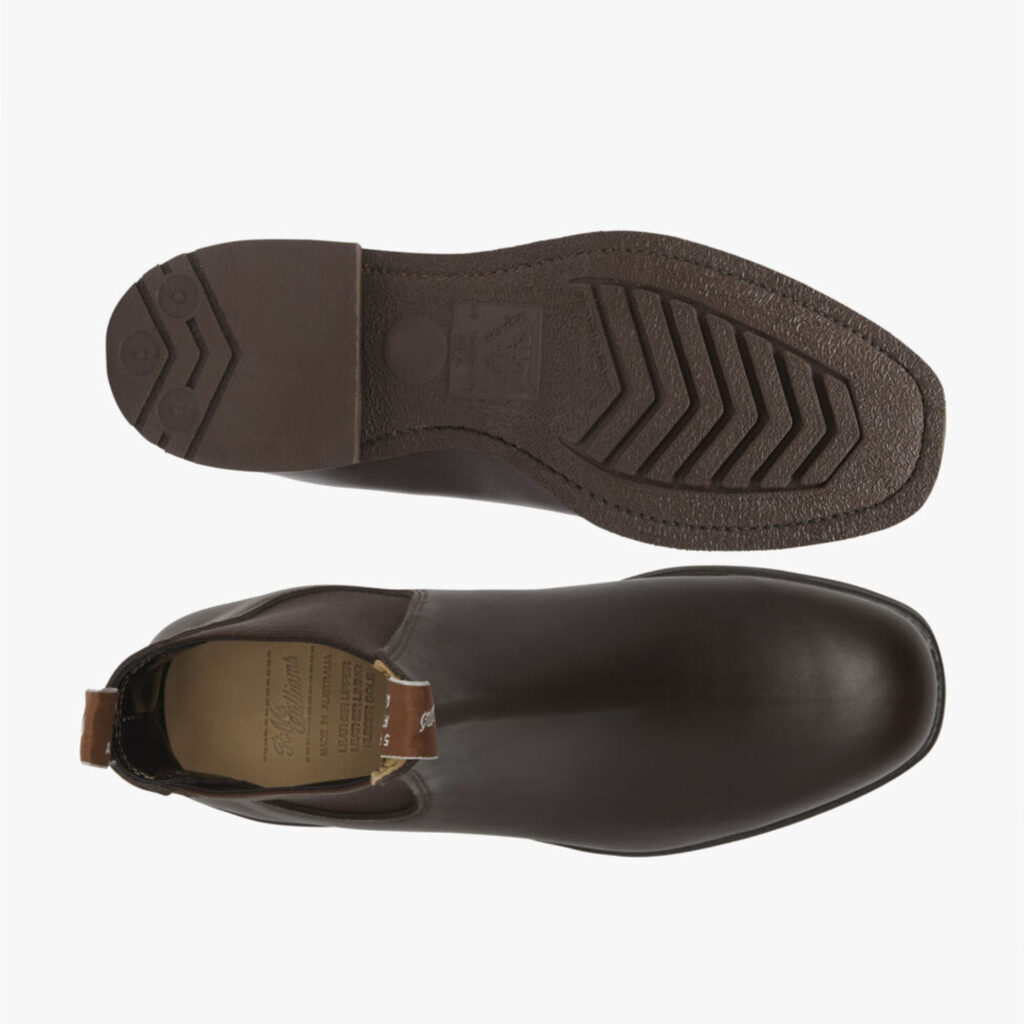 RM Williams Boots Gardener Boot Brown Greasy Kip Leather Rubber