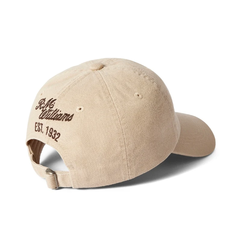 R.M.Williams Longhorn Twill Cap - Ecru - Image 2