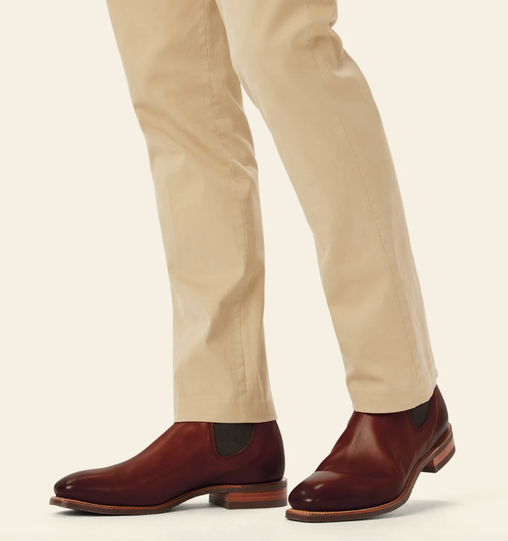 RM Williams burnished leather Comfort Craftsman Boots – Dark Tan - Image 2