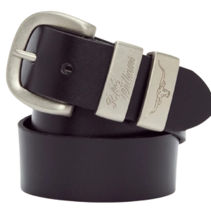 RM WILLIAMS Belt - Men's CB439 Leather 1.5" 3 Piece - Black