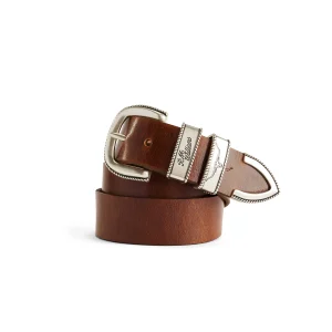 R.M.Williams Rope Drover Belt – Pull-Up Double-Butt Solid Hide Leather
