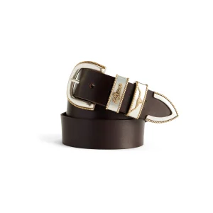 R.M.Williams Rope Drover Belt – Chestnut