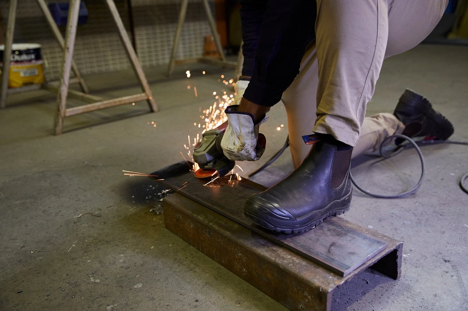 Mongrel Work Boots Steel Safety Toe Cap - Image 2